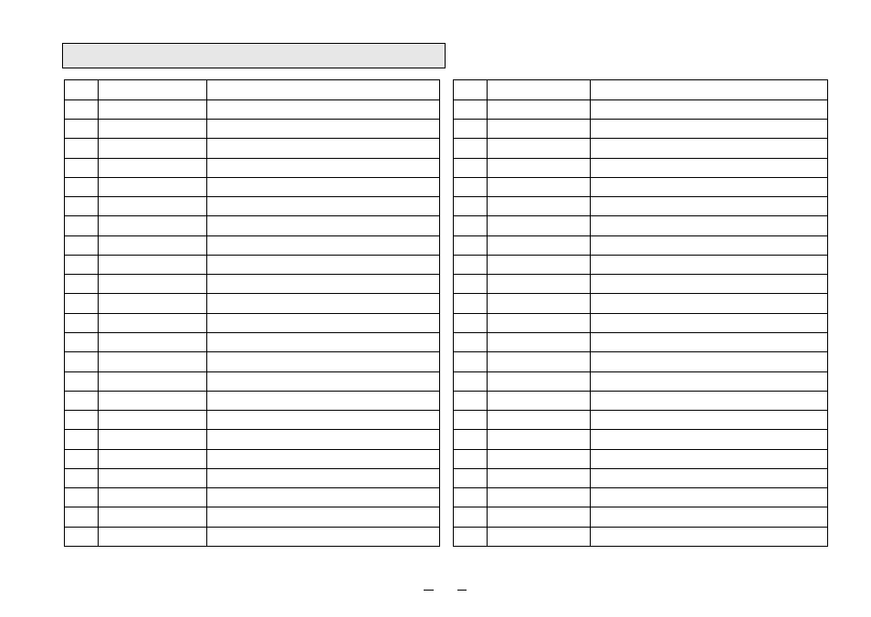 Parts list | O.S. Engines 21XM User Manual | Page 18 / 22