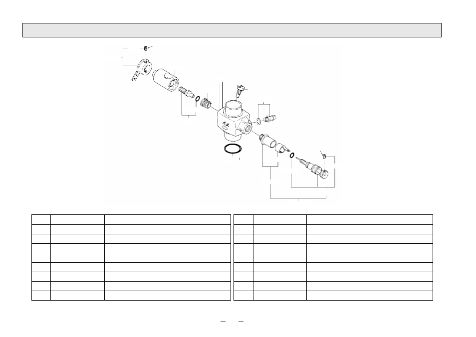 Carburettor exploded view & parts list | O.S. Engines 21XM User Manual | Page 19 / 22