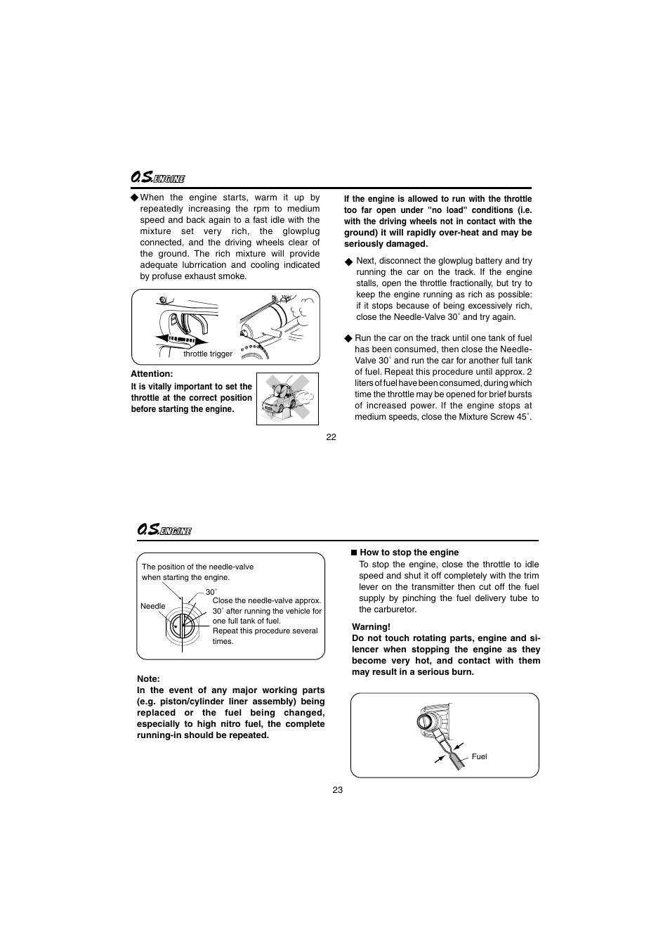 O.S. Engines 21XZ-B User Manual | Page 12 / 21