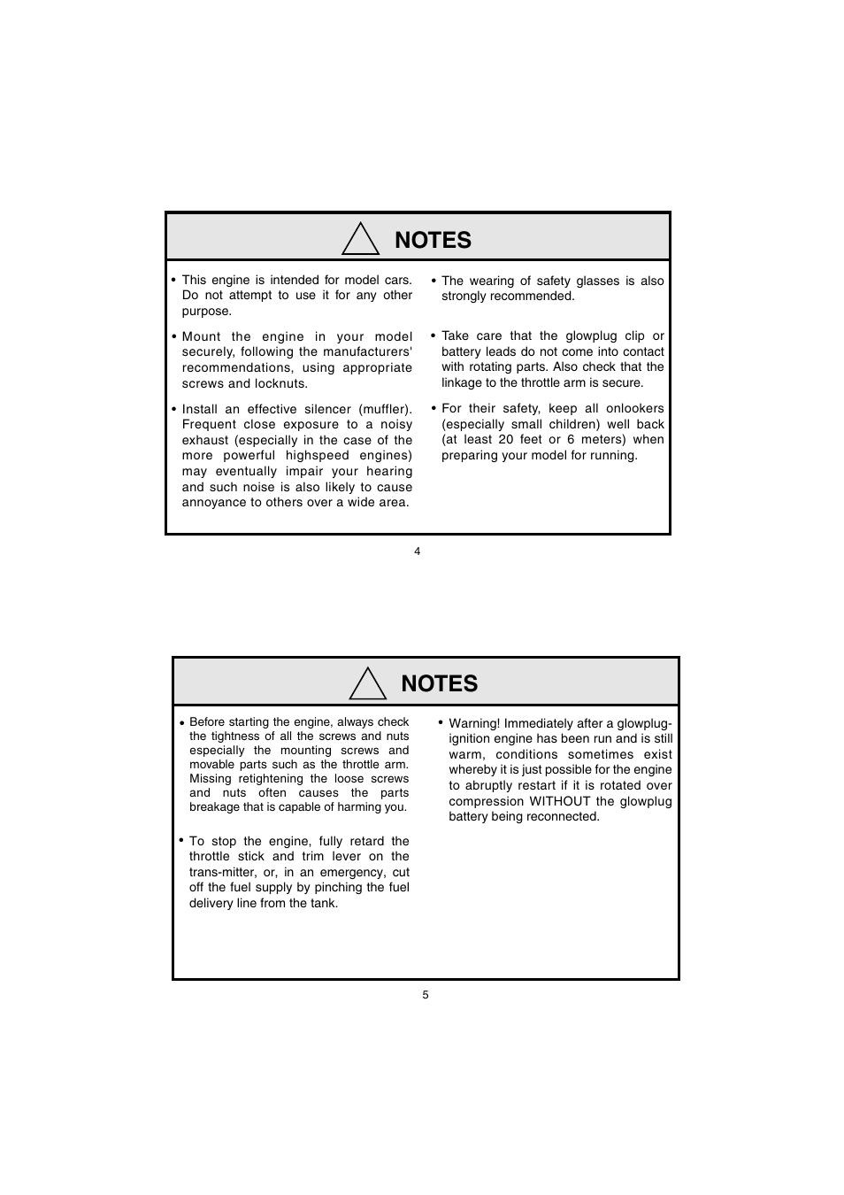 O.S. Engines 25XZ User Manual | Page 3 / 21