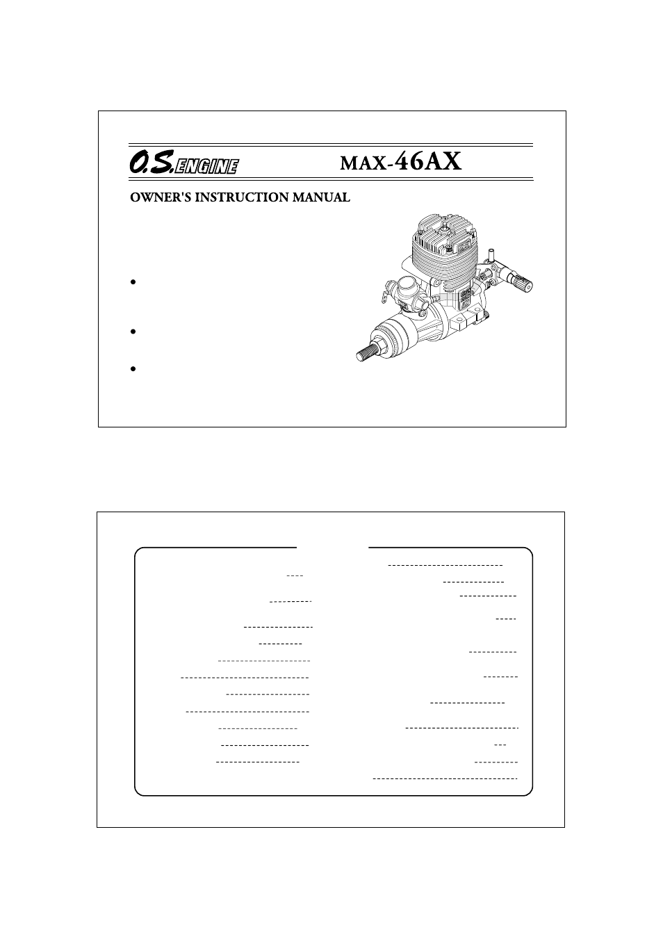 O.S. Engines 46AX User Manual | 17 pages