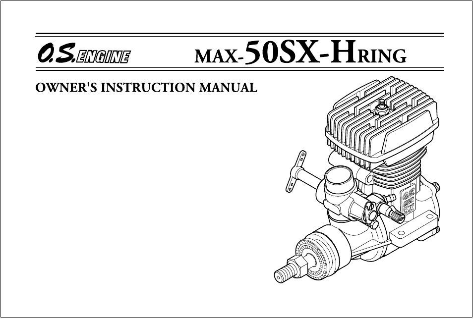 O.S. Engines 50SX-H User Manual | 28 pages