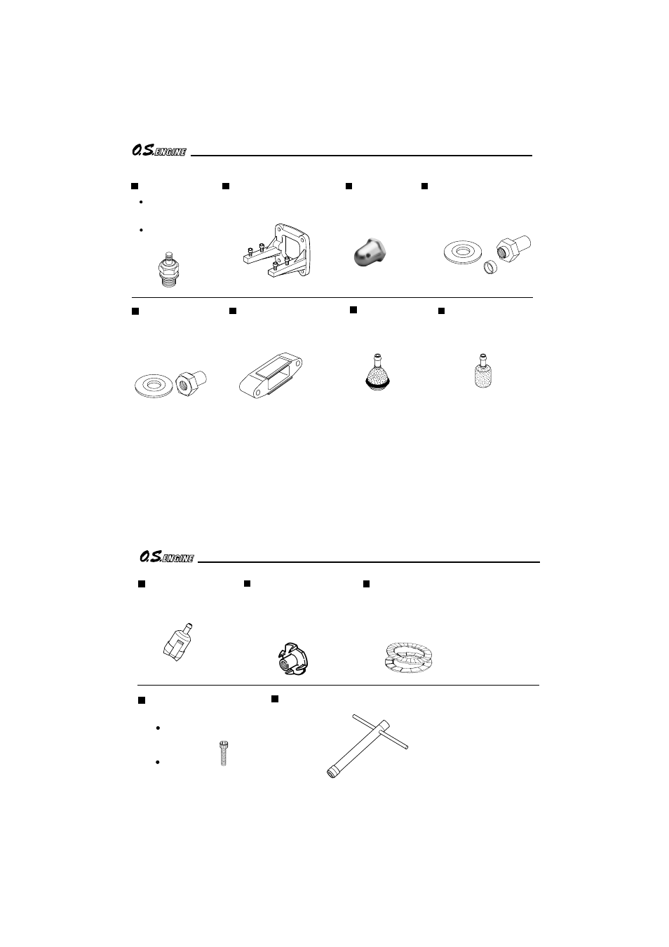 O.s. genuine parts & accessories | O.S. Engines 55AX User Manual | Page 23 / 24