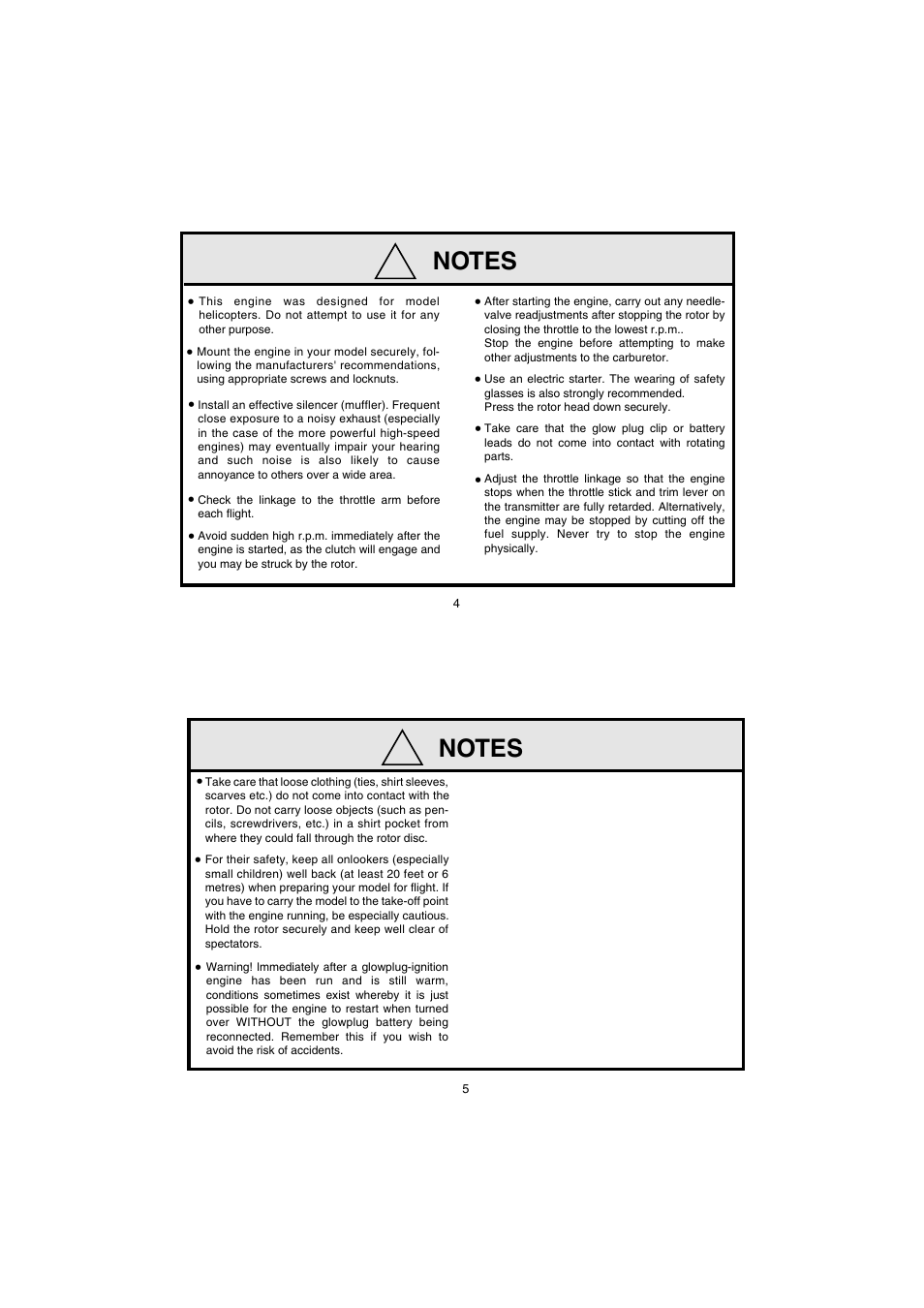 O.S. Engines 55HZ-H Hyper User Manual | Page 3 / 23