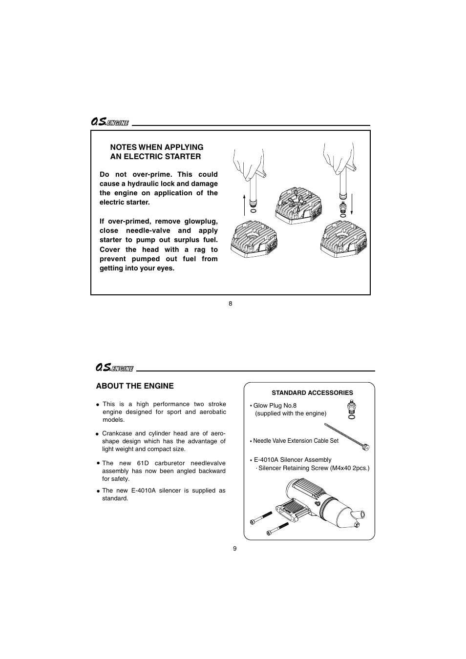 O.S. Engines 65AX User Manual | Page 5 / 23