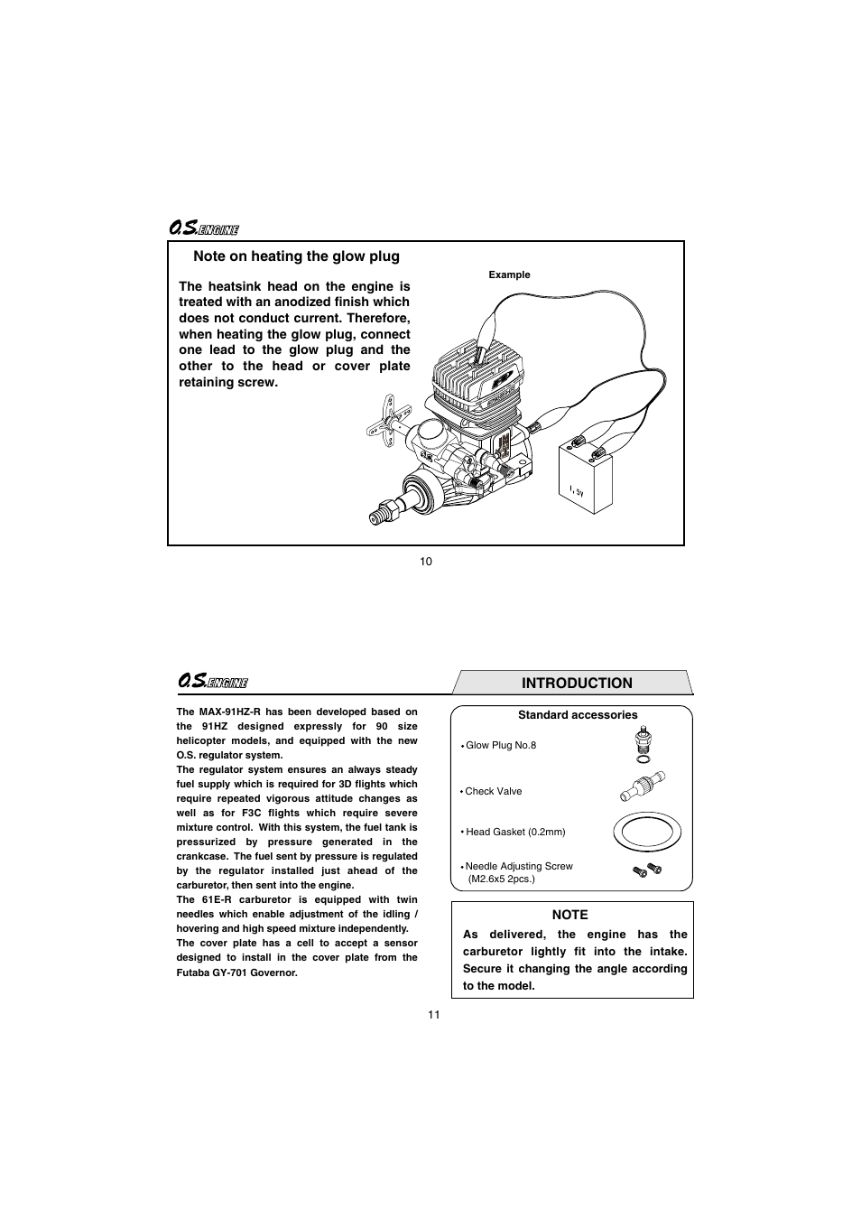 Introduction | O.S. Engines 91HZ-R User Manual | Page 6 / 25