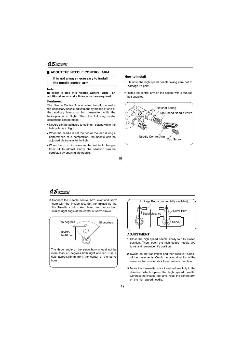 O.S. Engines 91HZ-R 3C User Manual | Page 10 / 27