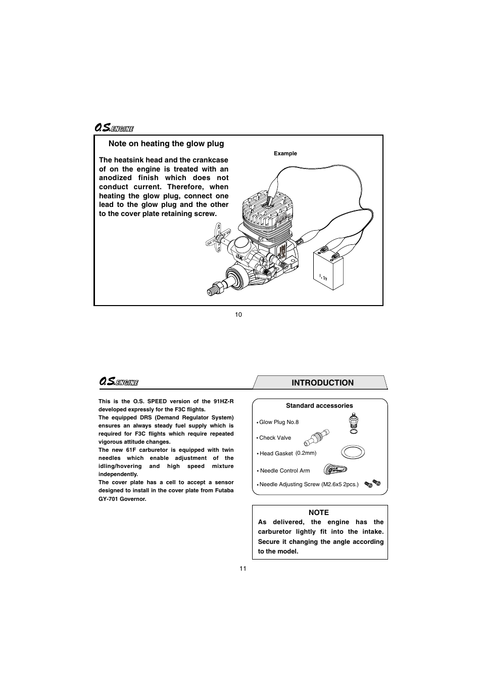 Introduction | O.S. Engines 91HZ-R 3C User Manual | Page 6 / 27