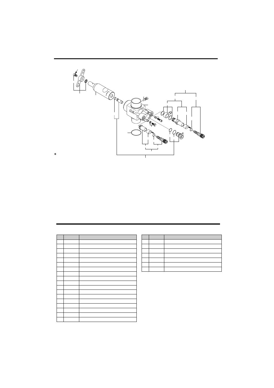 Carburetor exploded view, Carburetor parts list | O.S. Engines 91SZ-H User Manual | Page 20 / 22