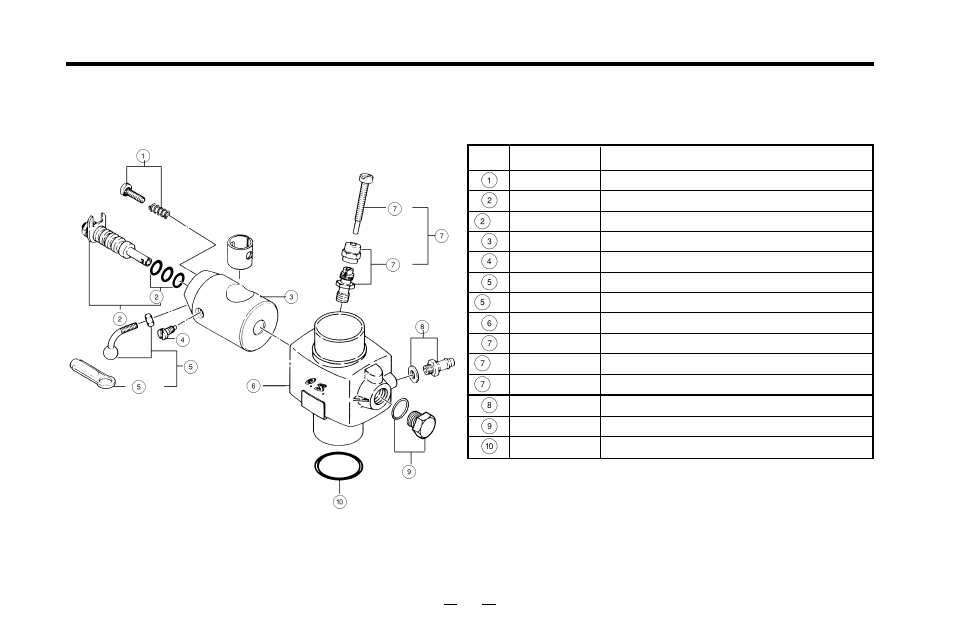 Carburetor exploded view & parts list | O.S. Engines 108FSR User Manual | Page 25 / 28