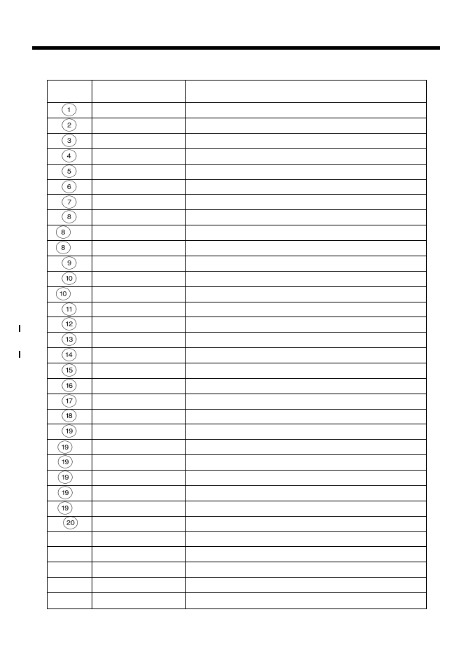 Engine parts list | O.S. Engines 160FX Ring User Manual | Page 18 / 20