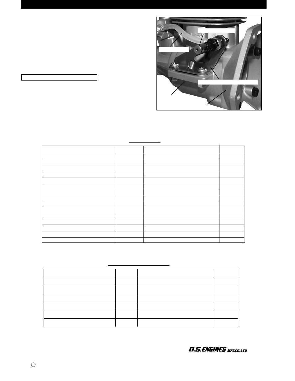 Instructions for, Bgx-1, Remote needle version engines | O.S. Engines BGX-1 Ring User Manual | Page 5 / 5