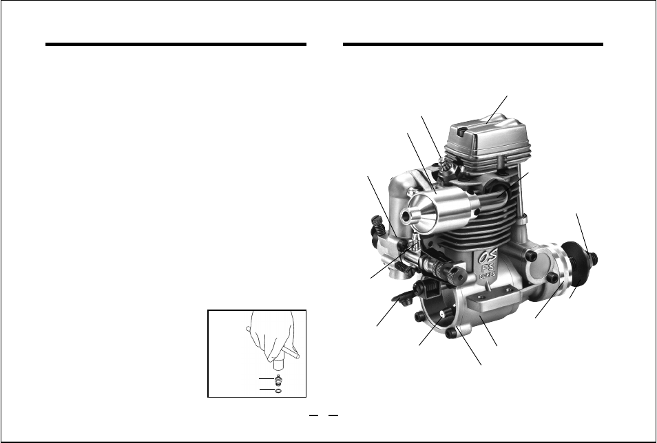 Basic engine parts, Introduction | O.S. Engines FS-40S User Manual | Page 8 / 40