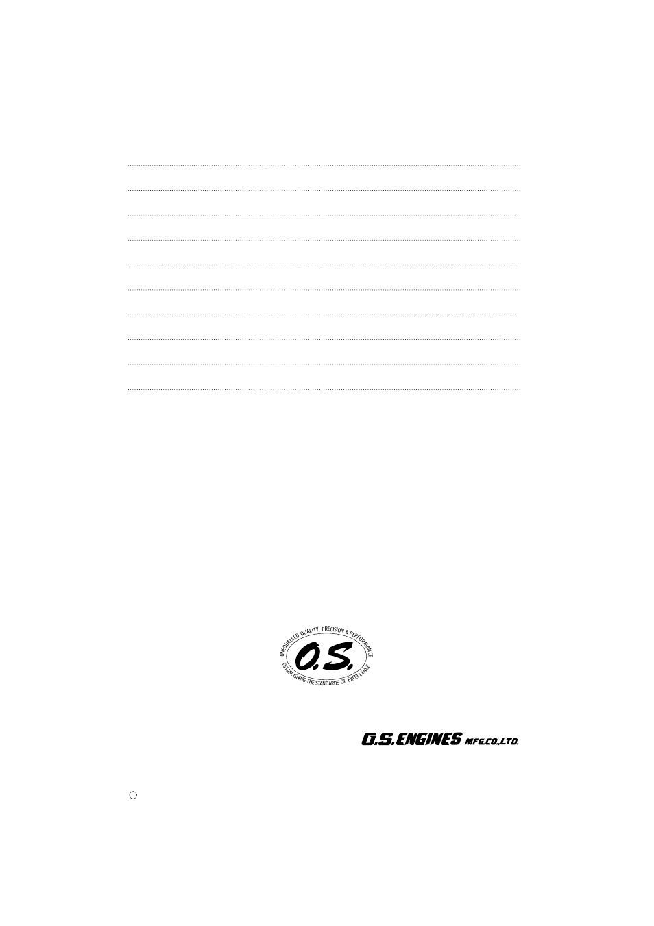 O.S. Engines FS-26S-C II User Manual | Page 16 / 16