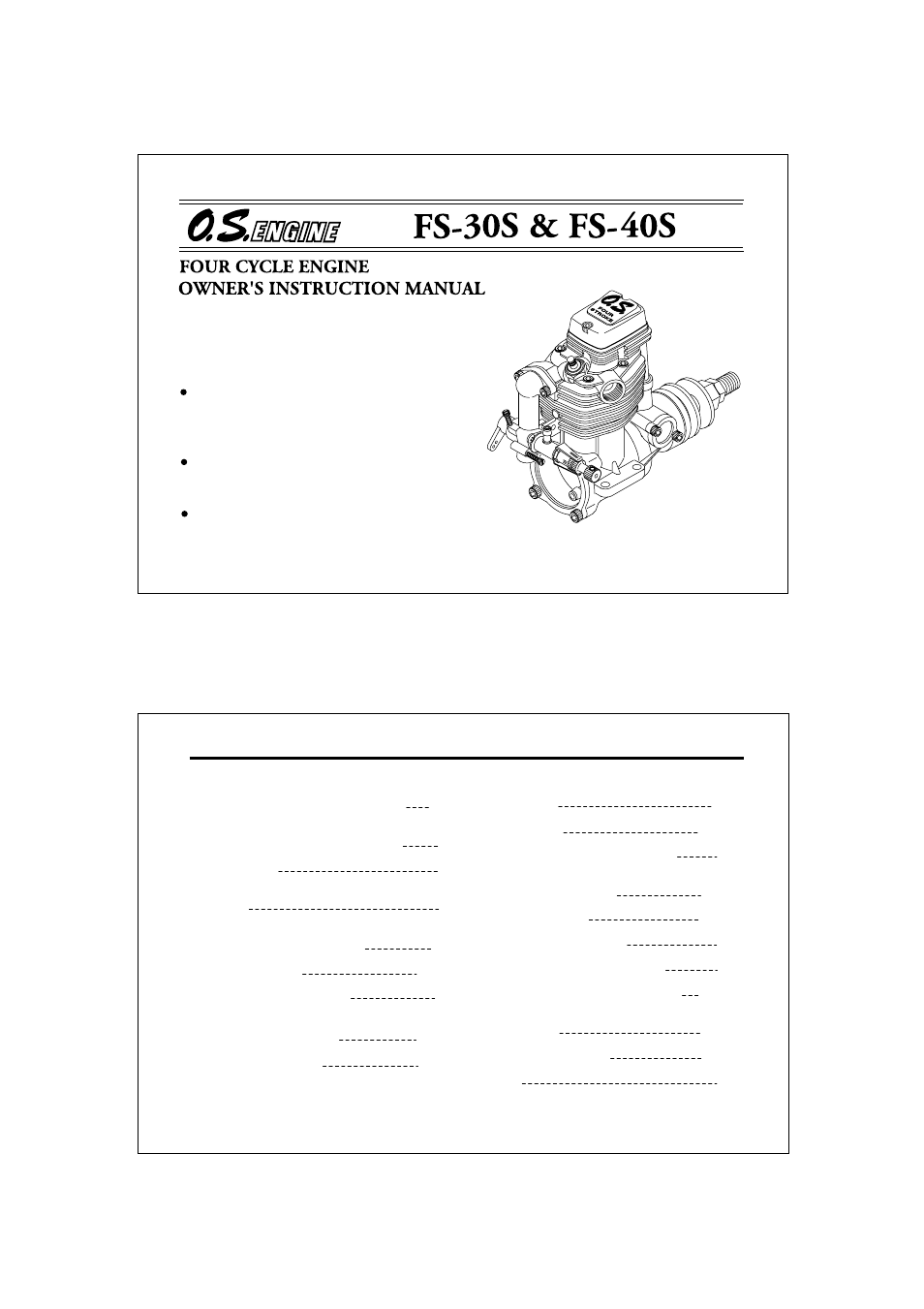 O.S. Engines FS-30S User Manual | 22 pages