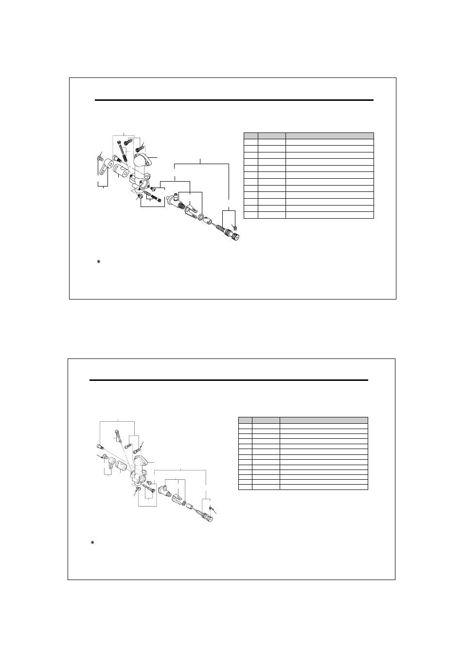 Carburetor exploded view & parts list, Carburettor exploded view & parts list | O.S. Engines FS-30S User Manual | Page 20 / 22