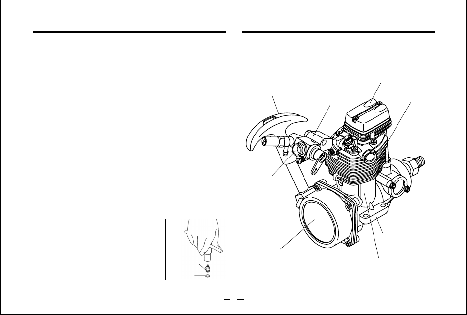 Introduction, Basic engine parts | O.S. Engines FS-40S-CX User Manual | Page 7 / 30