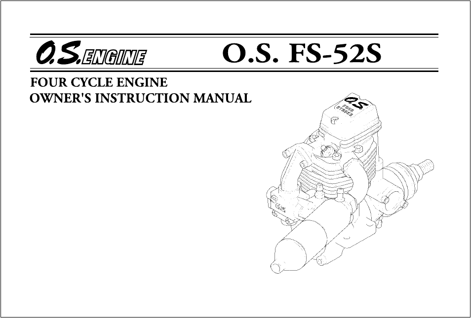 O.S. Engines FS-52S User Manual | 28 pages