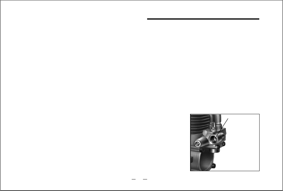 Care & maintenance (continued) | O.S. Engines FS-52S User Manual | Page 22 / 28