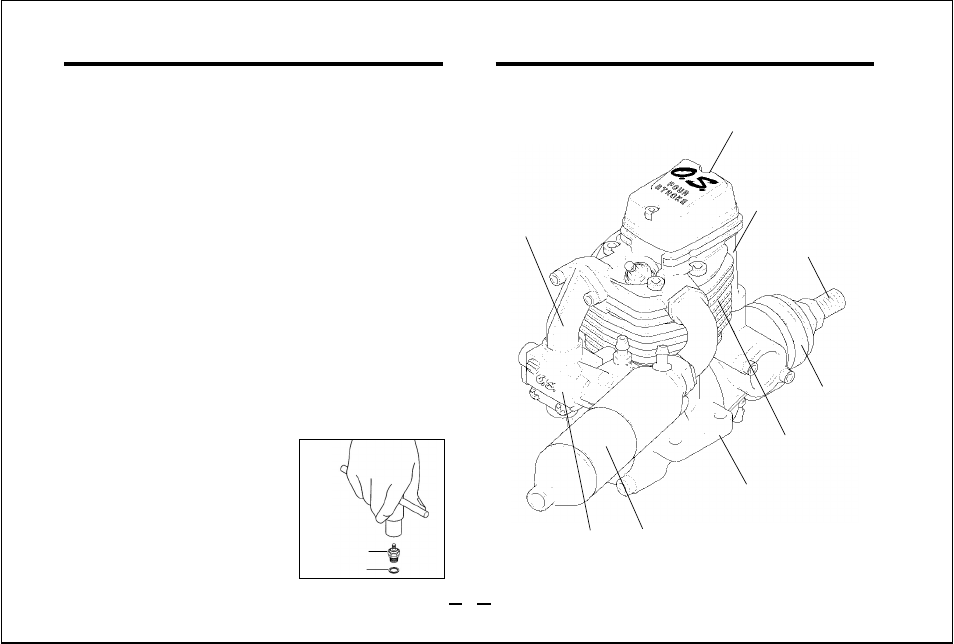 Basic engine parts, Introduction, Installing the glowplug | O.S. Engines FS-52S User Manual | Page 8 / 28