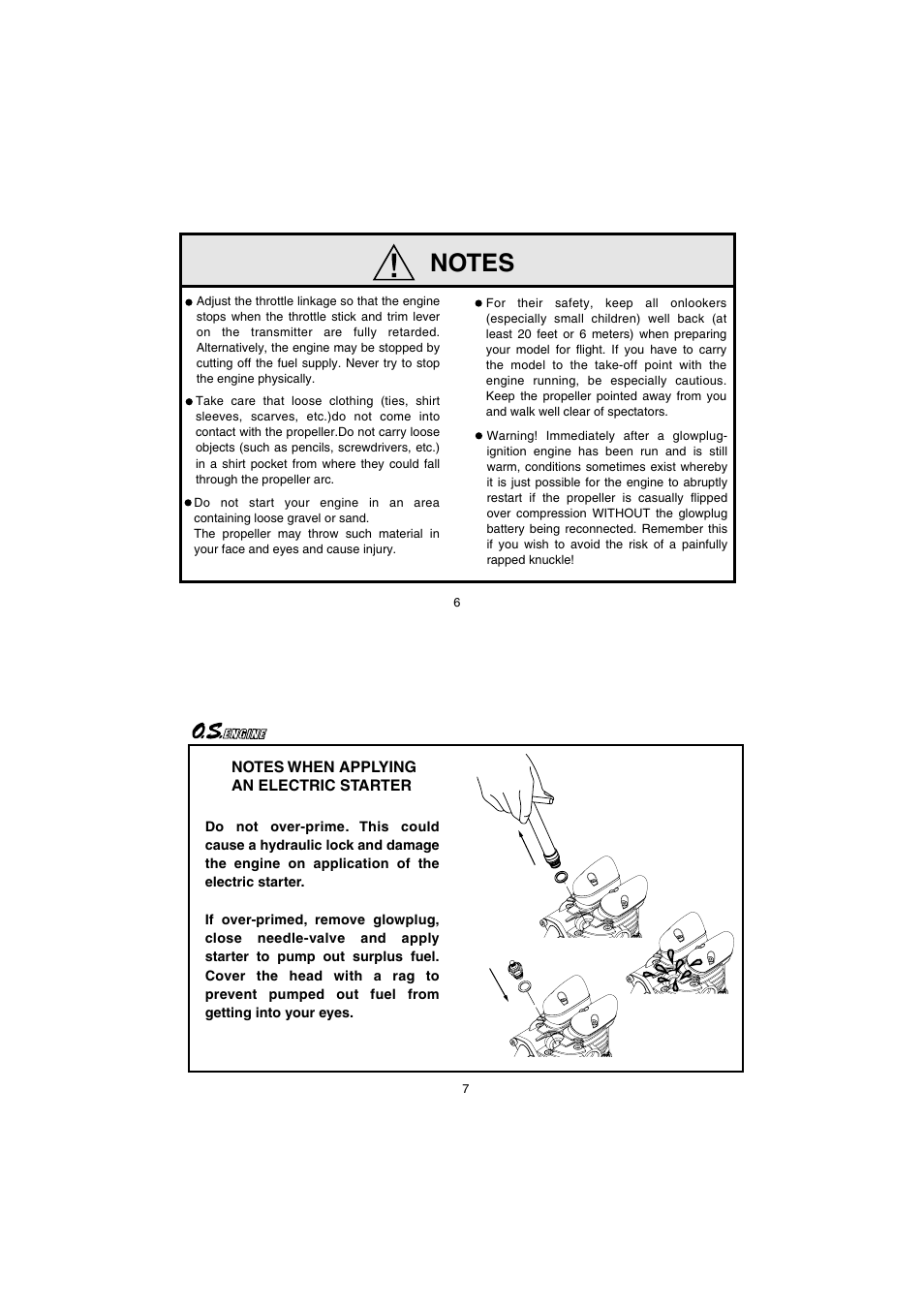 O.S. Engines FS62V User Manual | Page 4 / 21