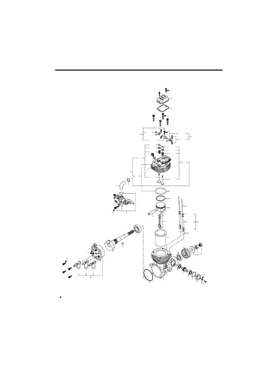 Exploded view | O.S. Engines FS-70 Ultimate User Manual | Page 11 / 14