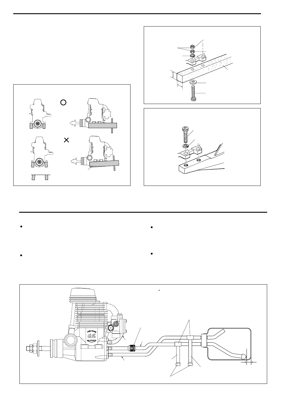 Installation, Fuel tank & lines | O.S. Engines FS-70 Ultimate User Manual | Page 4 / 14