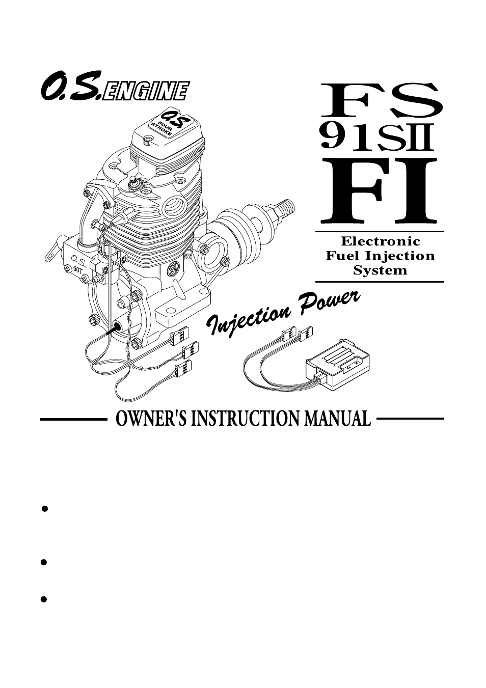 O.S. Engines FS-91 II FI User Manual | 29 pages