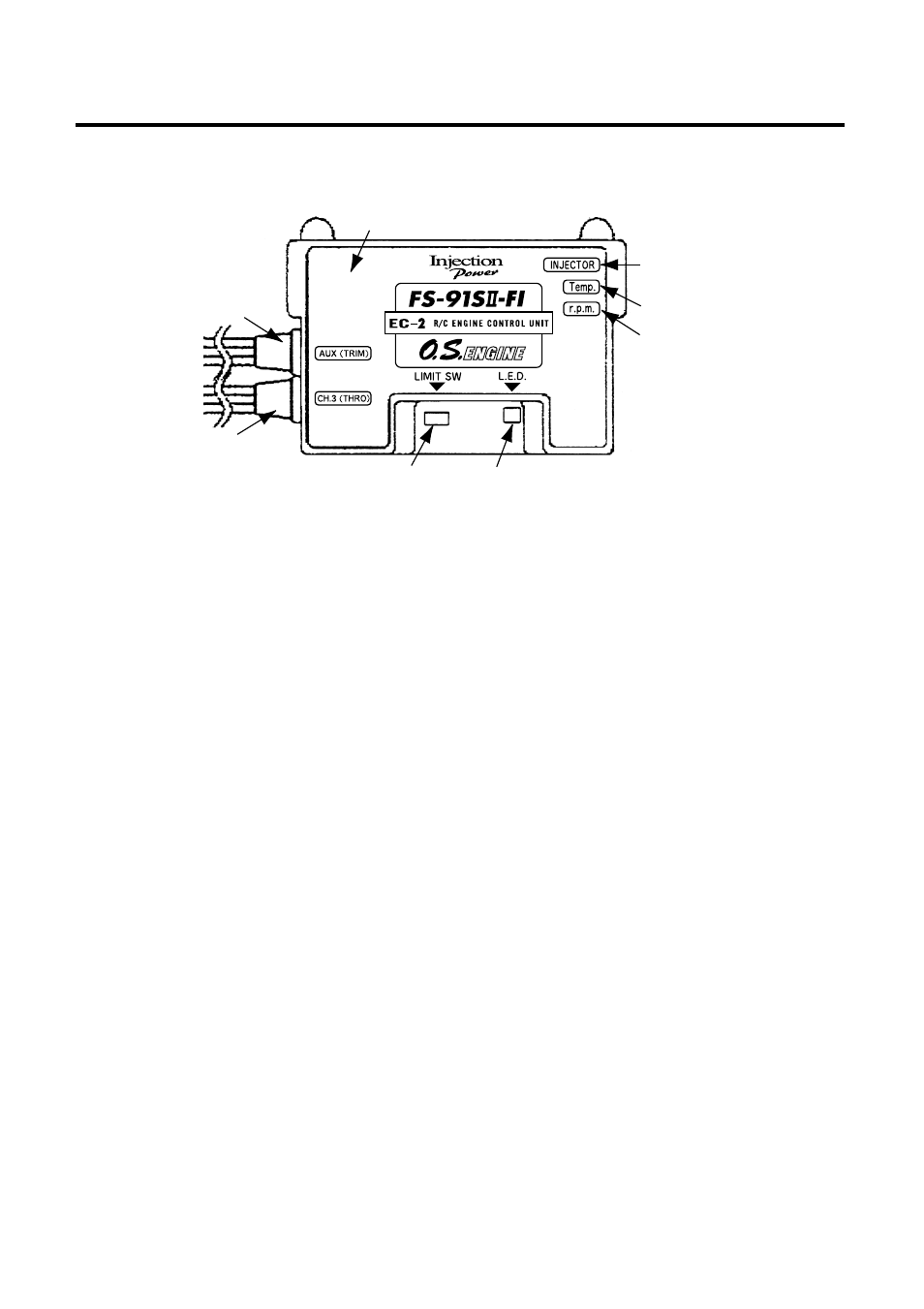 Connecting with the ec-2 | O.S. Engines FS-91 II FI User Manual | Page 7 / 29