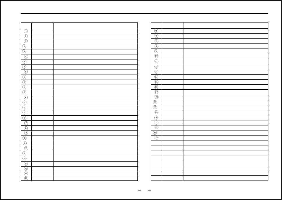 Parts list | O.S. Engines FS-120S III User Manual | Page 22 / 26