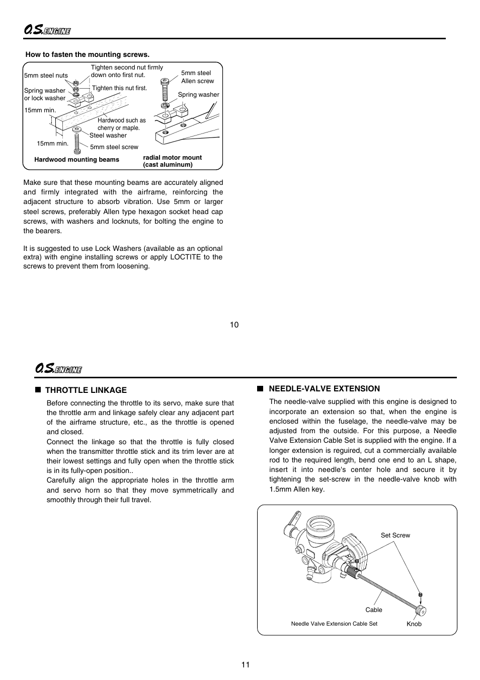 O.S. Engines FS-200S-P User Manual | Page 6 / 16