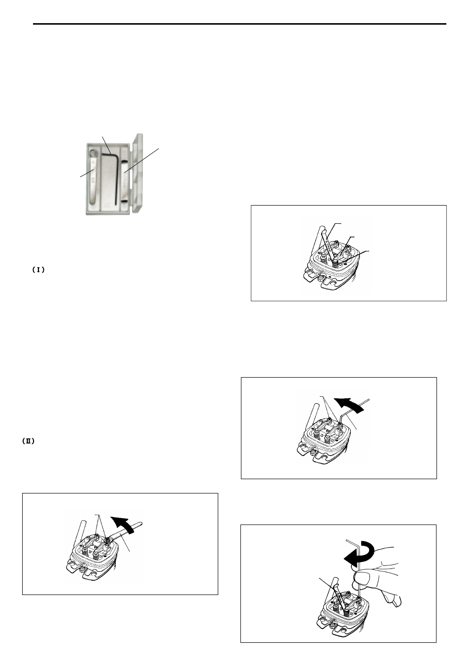 Valve clearance adjustment | O.S. Engines FT-300 Gemini User Manual | Page 13 / 17