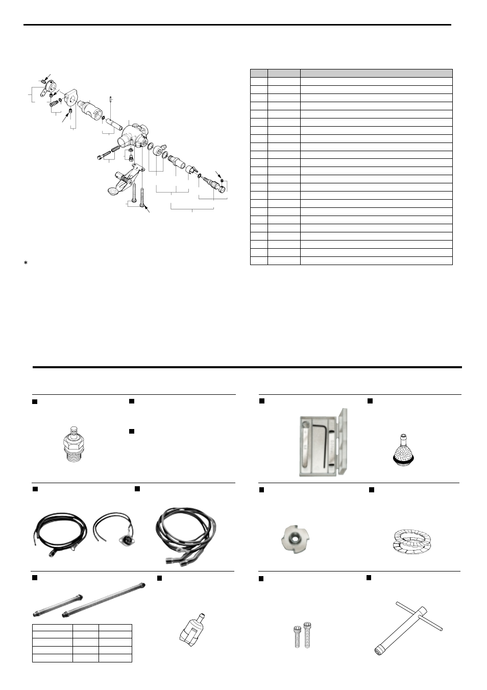 Carburetor exploded view & parts list, O.s. genuine parts & accessories | O.S. Engines FT-300 Gemini User Manual | Page 16 / 17