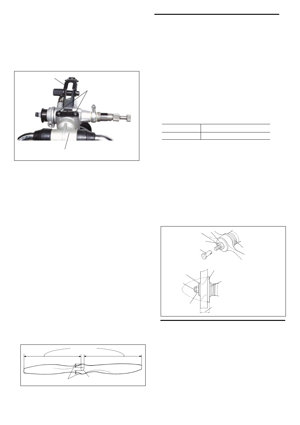 Propeller, Fuel tank | O.S. Engines FT-300 Gemini User Manual | Page 6 / 17
