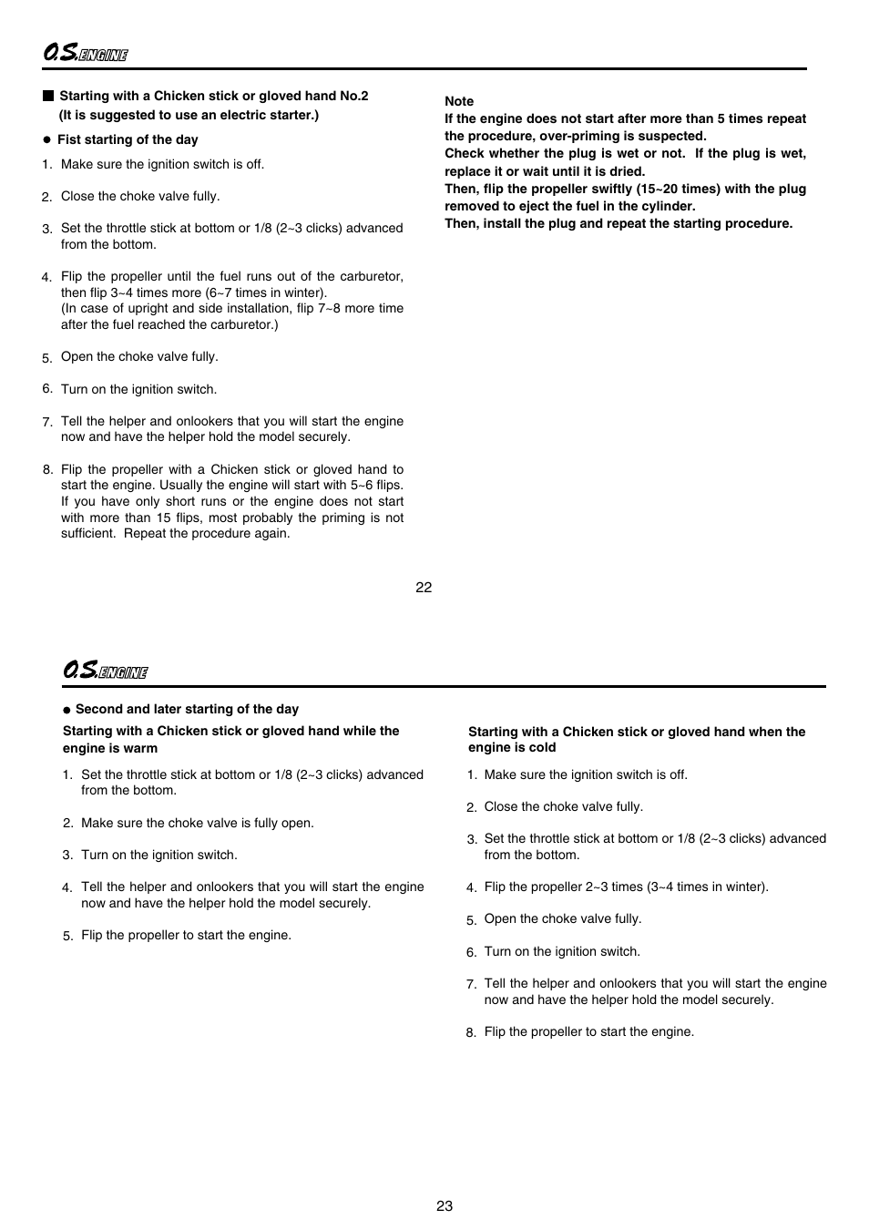 O.S. Engines GT55 User Manual | Page 12 / 18