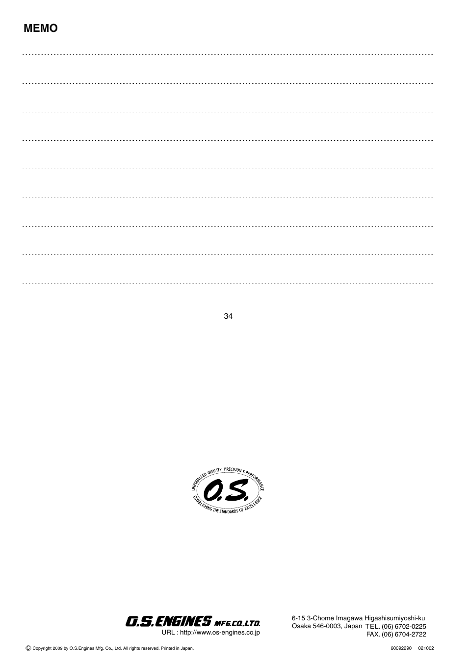O.S. Engines GT55 User Manual | Page 18 / 18