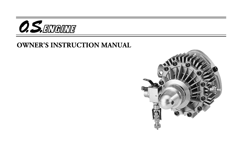 O.S. Engines Rotary 49PI User Manual | 24 pages