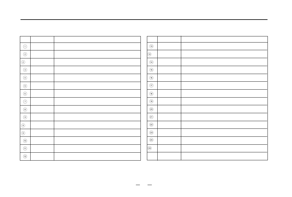 Enginen parts list | O.S. Engines Rotary 49PI User Manual | Page 22 / 24