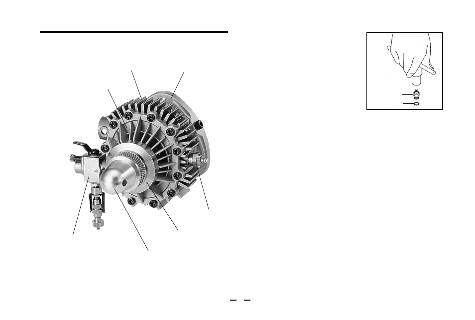 Basic engine parts | O.S. Engines Rotary 49PI User Manual | Page 9 / 24