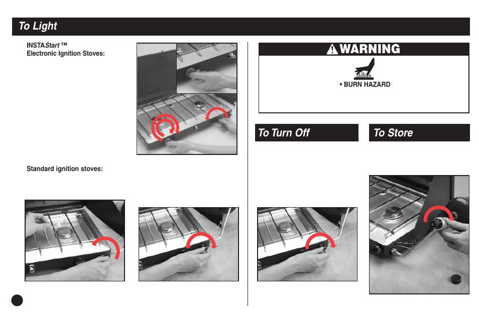 Warning | Coleman 5430C User Manual | Page 6 / 32