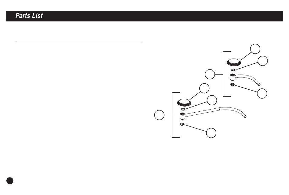 Parts list | Coleman 5430C User Manual | Page 8 / 32