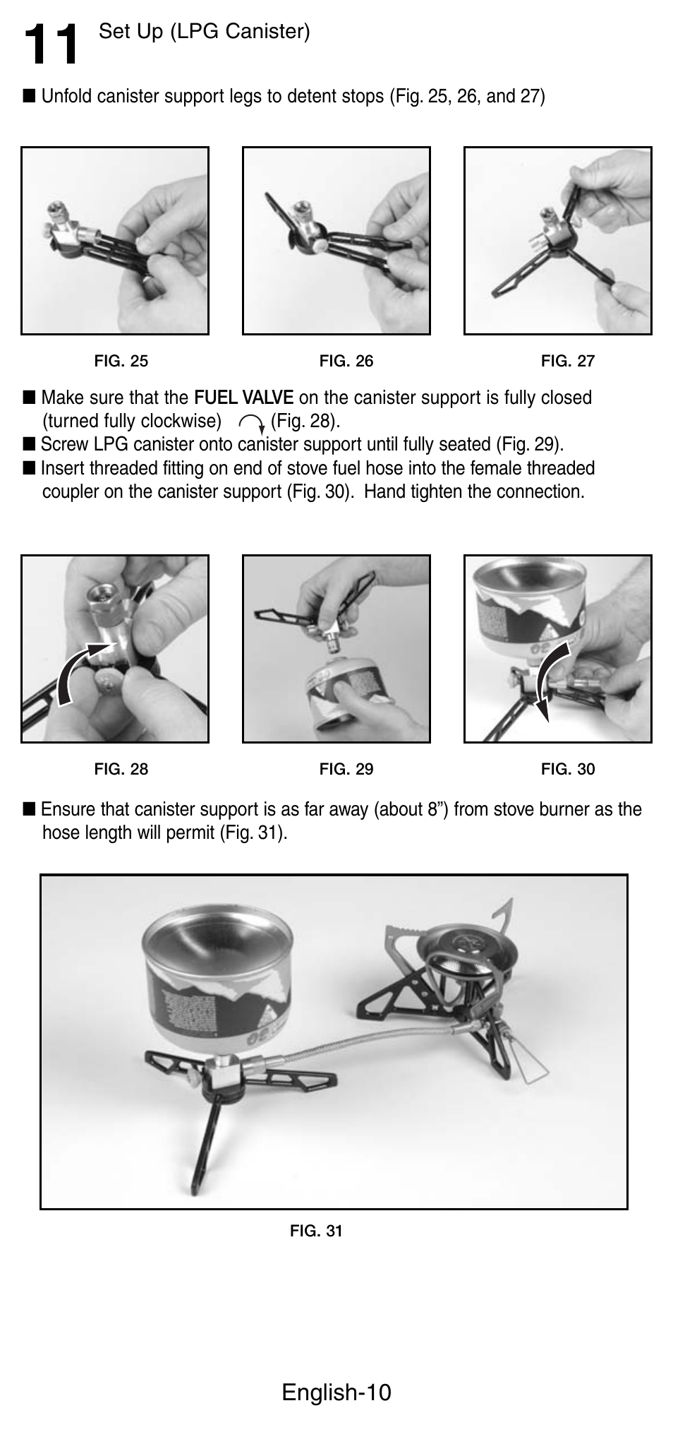 English-10 | Coleman FYRESTORM 9775 User Manual | Page 11 / 20