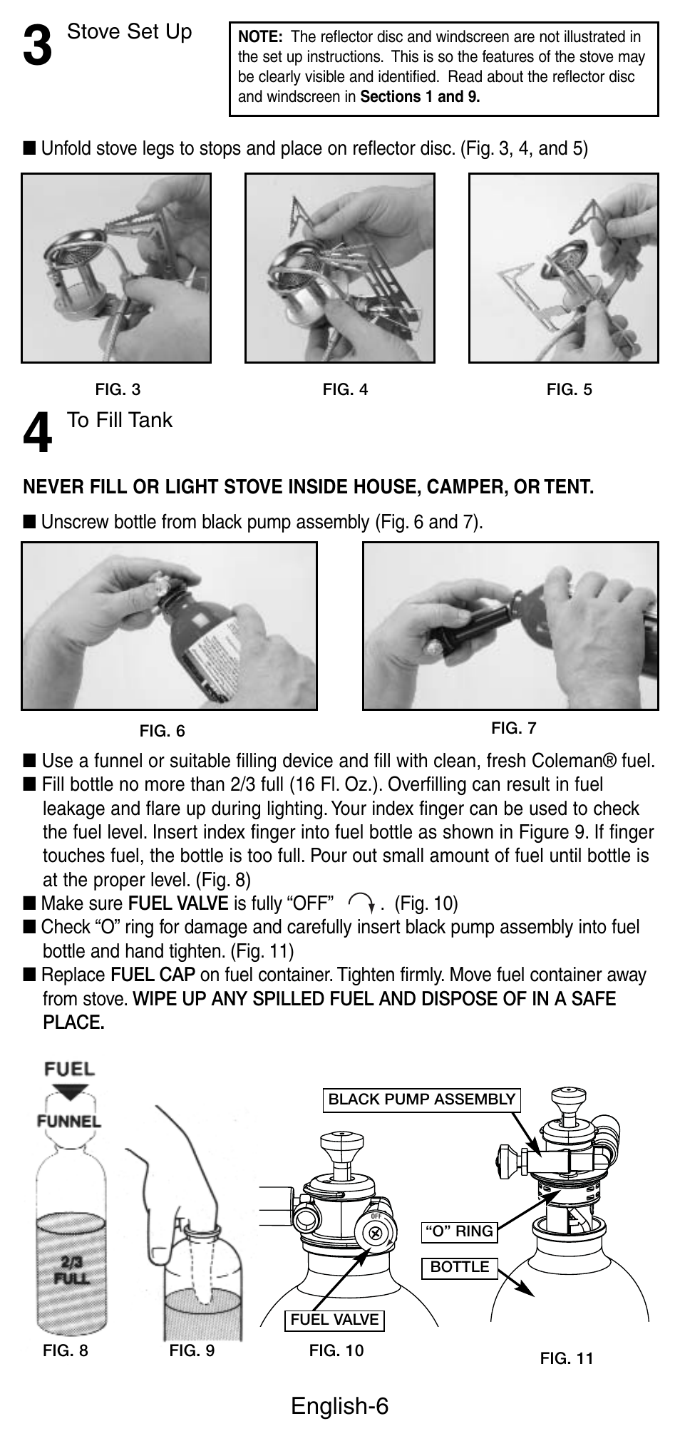 English-6 | Coleman 9760 User Manual | Page 7 / 20