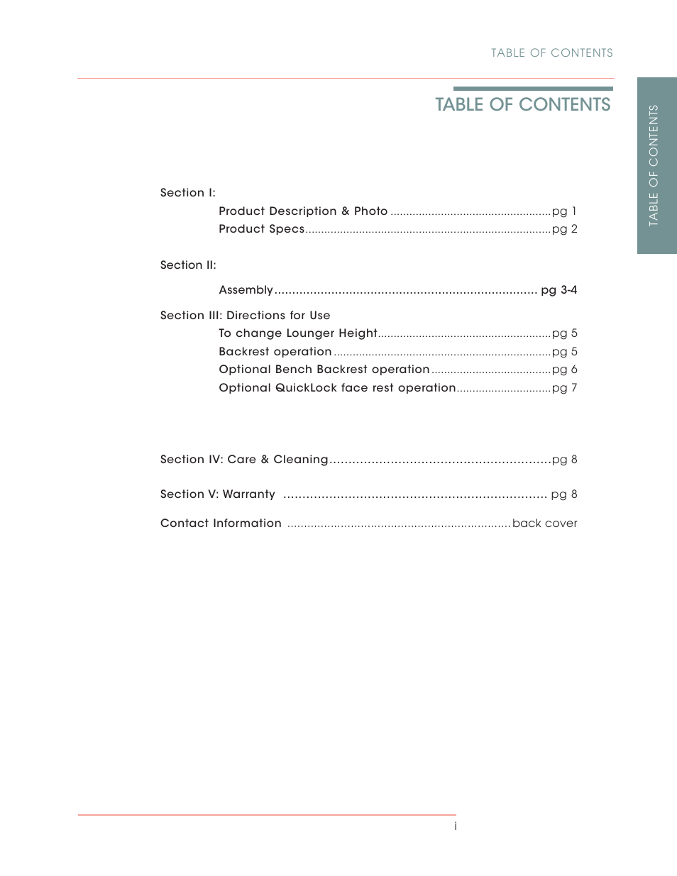 Oakworks Cabana Lounger User Manual | Page 3 / 12