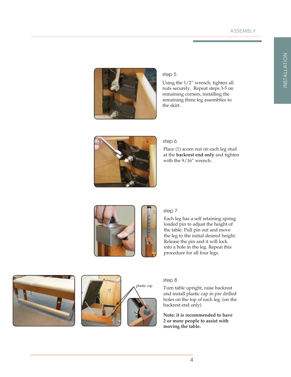 Oakworks Cabana Lounger User Manual | Page 7 / 12
