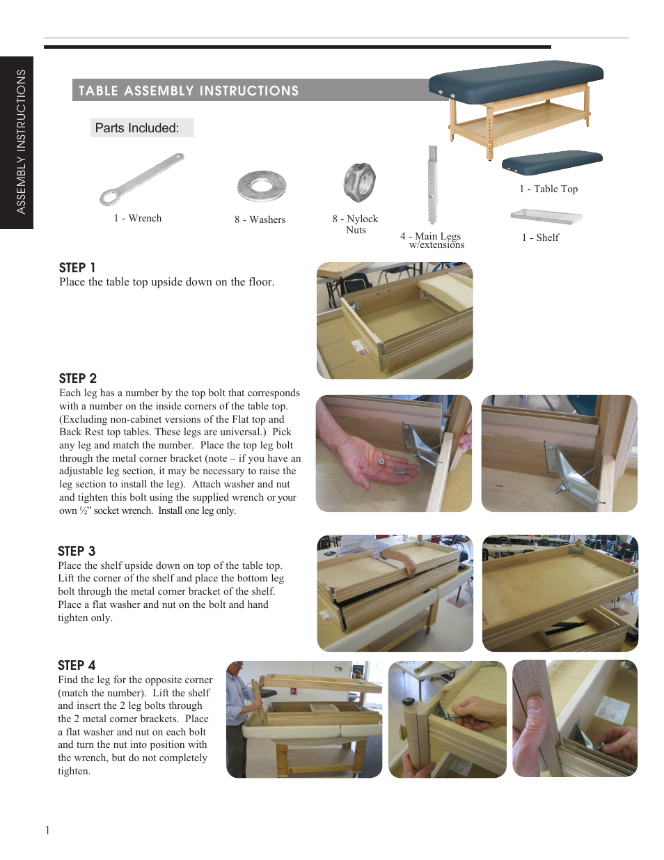 Oakworks Clinician Adjustable User Manual | Page 2 / 8