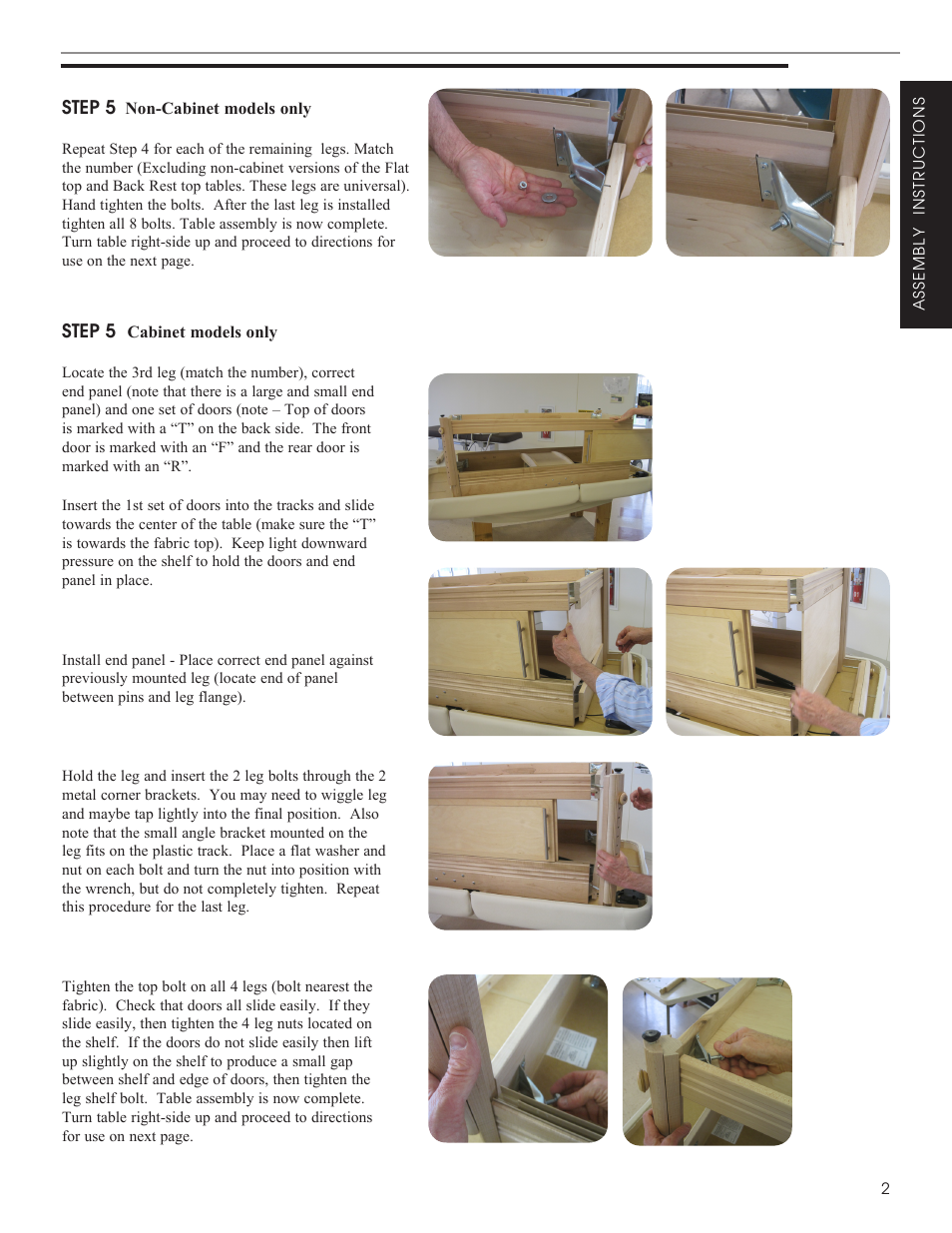 Oakworks Clinician Adjustable User Manual | Page 3 / 8