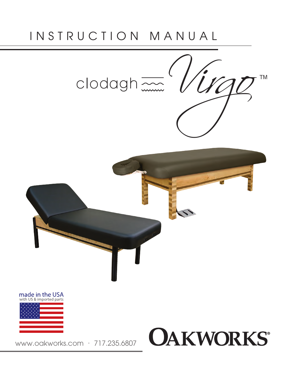 Oakworks Clodagh Virgo User Manual | 20 pages