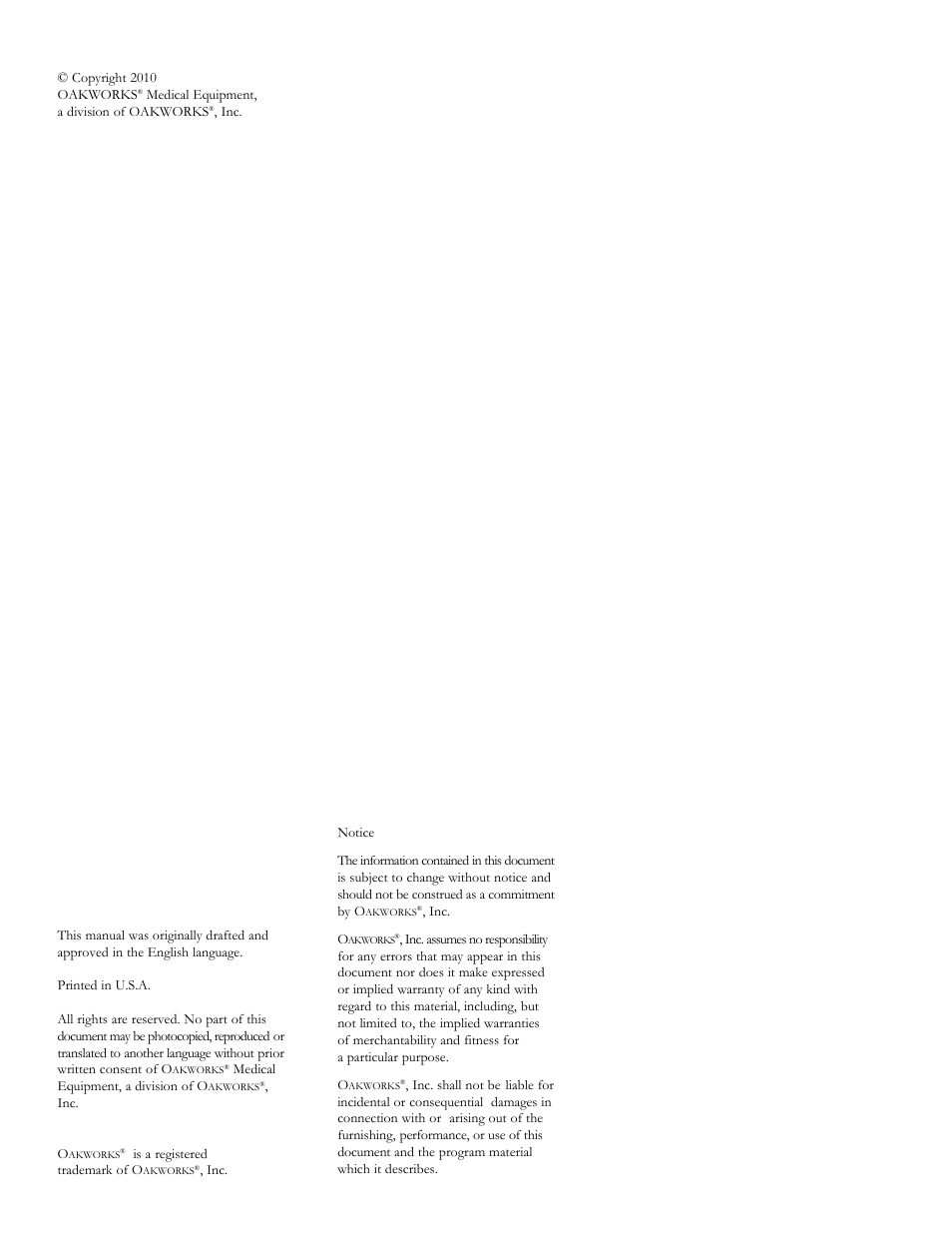 Oakworks DTPM300 User Manual | Page 2 / 24