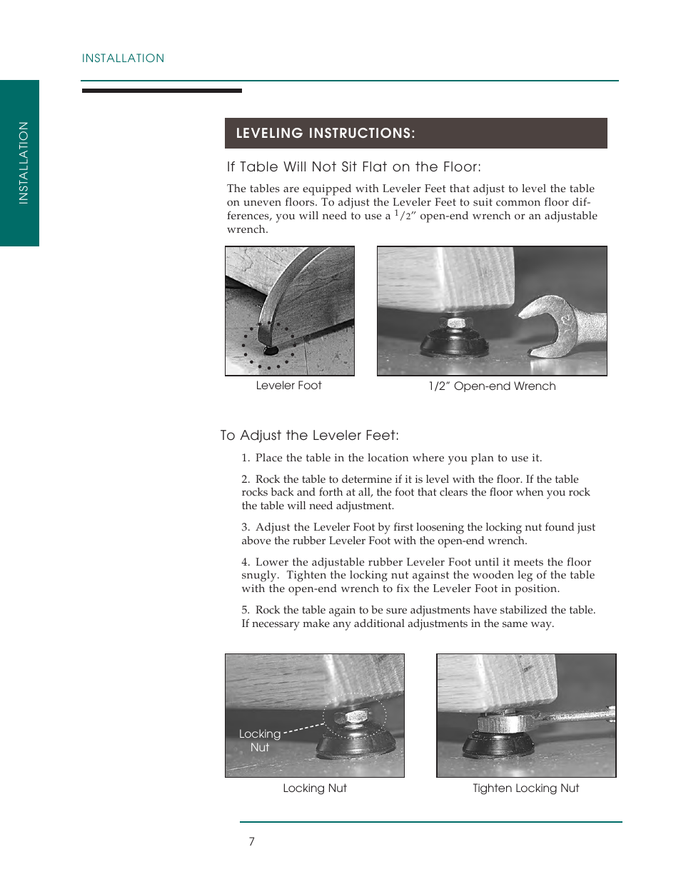 Oakworks PerformaLift Series User Manual | Page 10 / 28